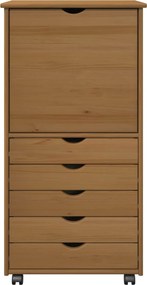vidaXL Κινητό Ντουλάπι MOSS 53 x 39 x 103 cm Στερεό ξύλο πεύκου