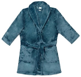 Ρόμπα Fleece Παιδική Minerva 62135-308 Petrol Πετρόλ No6
