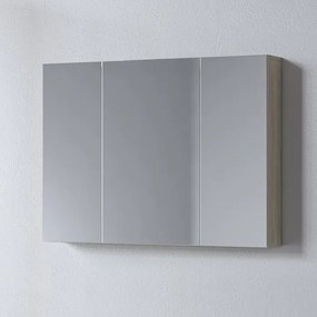 Bathroom mirror OMEGA 100 Beige Oak 95x14x65 cm 95x14x65 εκ.