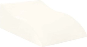vidaXL Μαξιλάρι Ποδιών Λευκό 68 x 40 x 21,5 εκ PU Αφρός