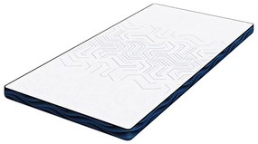 vidaXL Στρώματα Λευκό και μπλε 90 x 200 cm Αφρός μνήμης τζελ