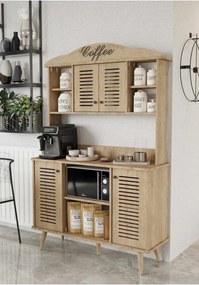 Έπιπλο Μπαρ Καφέ Sapphire Δρυς BRADAPO 120x40x20