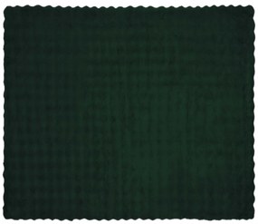 vidaXL Ψεύτικη κουβέρτα από κουνέλι Σκούρο Πράσινο 220 x 240 cm