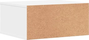 vidaXL Βάση Εκτυπωτή Λευκή 49 x 40 x 22,5 εκ. από Επεξεργασμένο Ξύλο