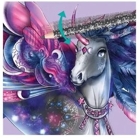 Σετ Ζωγραφικής Creative Sketchbook Fantasy Horses - Space Nebulous Stars
