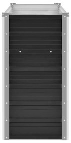 vidaXL Ζαρντινιέρα Υπερυψωμένη Ανθρακί 160x40x77 εκ. Γαλβαν. Χάλυβας