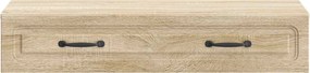 vidaXL Τραπεζάκι Τοίχου Sonoma Δρυς 87,5 x 34,5 x 17 εκ.