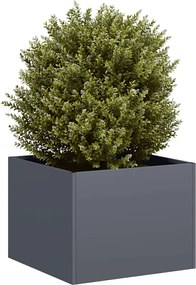 vidaXL Ζαρντινιέρα Ανθρακί 40x40x30 εκ. από Χάλυβα
