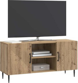 vidaXL Ντουλάπι TV 102 x 34,5 x 50 εκ. Artisan Δρυς Επεξεργασμένο Ξύλο