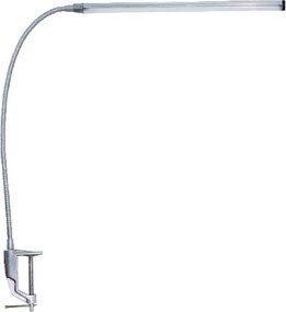 Πορτατίφ Αφής Με Σφιγκτήρα & Dimmer LED Aca Delgado 16055LEDNSC Silver