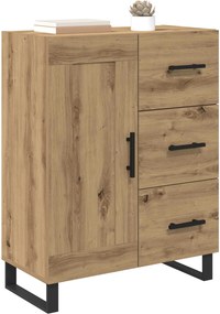 vidaXL Πλαϊνό γραφείο Artisan Oak 69,5 x 34 x 90 εκ.