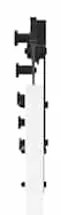 vidaXL Συρόμενη Πόρτα ORKDAL Λευκό 86 x 198.5 cm Μασίφ ξύλο πεύκου