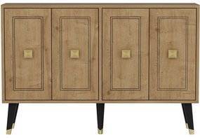 Μπουφές Hartin 327ODS1226 120x30x80cm Oak Μοριοσανίδα, Μελαμίνη