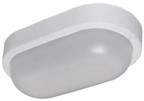 Πλαφονιέρα- Απλίκα Οβάλ λευκή Led SMD 8W 230V 21-1600810 Lumen-21-1600810-Λευκό 21-1600810