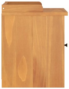 vidaXL Πάγκος διαδρόμου &quot;SANDNES&quot; 45x40x50 εκ.Πεύκο μασίφ ξύλο