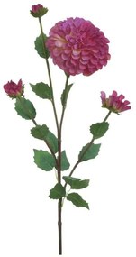Διακοσμητικό Κλαδί-Λουλούδι 3-85-084-0169 80cm Green-Purple Inart Ύφασμα