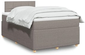 ΚΡΕΒΑΤΙ BOXSPRING ΜΕ ΣΤΡΩΜΑ TAUPE 120X200 ΕΚ. ΥΦΑΣΜΑΤΙΝΟ 3287427