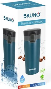 BRUNO θερμός BRN-0072, με κλείδωμα, anti-slip, 400ml, μπλε