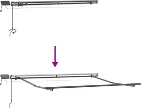 vidaXL Σκηνίτσα Αναδιπλούμενη Άμμος 600 x 350 εκ ύφασμα