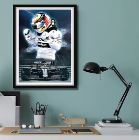 Πόστερ &amp; Κάδρο Lewis Hamilton F040 40x50cm  Εκτύπωση Πόστερ (χωρίς κάδρο)