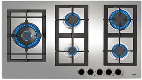 Teka EFX 90.1 5G LEFT Ανοξείδωτες εστίες γκαζιού 86cm Inox