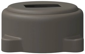 vidaXL Περιστροφικό Πεντάλ 360 Μοιρών Ασημί 21,5 x 14 x 6 εκ Ατσάλι