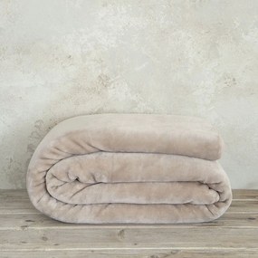 Κουβέρτα Βελουτέ Coperta Nude Nima Υπέρδιπλο 220x240cm Πολυέστερ