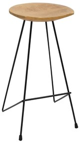 vidaXL Σκαμπό Μπαρ 2 τεμ. από Μασίφ Ξύλο Teak