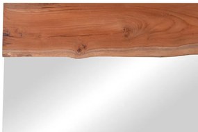 Καθρέπτης Riverine teak ξύλο σε φυσική απόχρωση 120x80x4εκ 120x80x4 εκ.