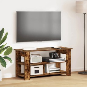 vidaXL Βάση τηλεόρασης Καπνιστό Δρύς 100 x 40 x 50 cm