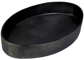 Διακοσμητικός Δίσκος Oko 022447 48x30x6cm Graphite Αλουμίνιο