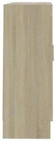 vidaXL Βιτρίνα Χρώμα Sonoma Δρυς 82,5 x 30,5 x 80 εκ. Επεξ. Ξύλο