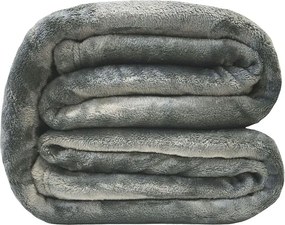 Κουβέρτα Poyet  Motte Σκούρο γκρίζο 240 x 220 cm