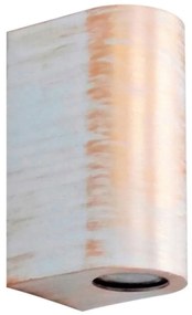 Φωτιστικό Οροφής - Σποτ C-032 15-0221 Round Up-Down 2xGU10 Led 10,2x7,5x16,5cm White-Bronze Heronia
