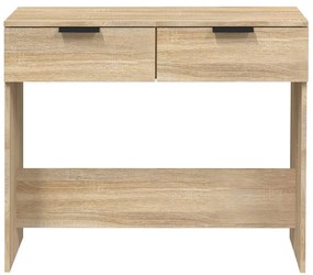vidaXL Τραπέζι Κονσόλα Sonoma Δρυς 90x36x75 εκ. Επεξεργασμένο Ξύλο