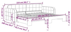 ΚΑΝΑΠΕΣ ΚΡΕΒΑΤΙ ΣΥΡΟΜΕΝΟΣ ΜΑΥΡΟΣ 90 X 200 ΕΚ. ΒΕΛΟΥΔΙΝΟΣ 3196933