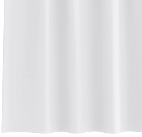 vidaXL Κουρτίνες Μαύρης Ύφανσης με Δαχτυλίδια 2 pcs Καθαρό Λευκό