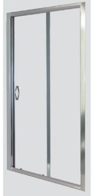 Sanitec AF 201-202 Καμπίνα Ευθύγραμμη 120xh.200cm για Ντουζιέρα Flat Α201-202