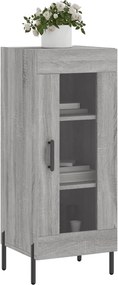 vidaXL Ντουλάπι Γκρι Sonoma 34,5x34x90 εκ. από Επεξεργασμένο Ξύλο