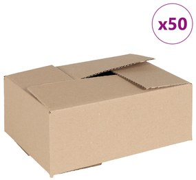 vidaXL Κουτί Αναδίπλωσης  50 τμχ 25x17.5x10 εκ. Χαρτόνι