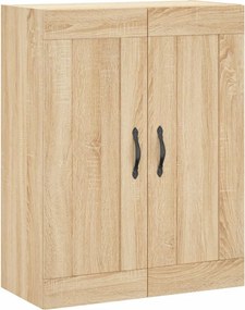 vidaXL Ντουλάπι Sonoma δρυς 69,5 x 34 x 180 εκ. από Επεξεργασμένο Ξύλο