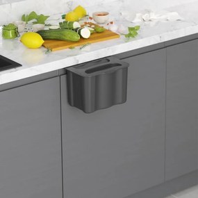 Starax Κρεμαστός Κάδος Απορριμμάτων 5lt. Ανθρακί