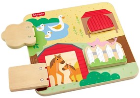 Βρεφικό Παιχνίδι Δραστηριοτήτων Farm Animals Board JCY33 Multi Fisher-Price