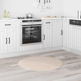 vidaXL Χαλί Κρεμ 90 x 90 cm Πολυπροπυλένιο