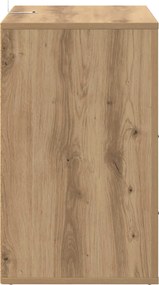 vidaXL Κομοδίνο Artisan Oak 35 x 50 x 60 εκ Επεξεργασμένο Ξύλο