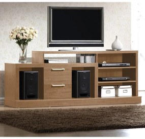 ANALOG Έπιπλο TV Απόχρωση Sonoma Oak  180x49x70cm [-Φυσικό-] [-MDF - Κόντρα Πλακέ - Καπλαμάς - Νοβοπάν-] Ε7381,2