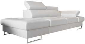 Καναπές Gelito Διθέσιος lite LTHR-Leuko-Αριστερή