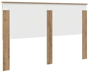 vidaXL Κεφαλάρι με κεφαλάρι Artisan Oak 160 cm Επεξεργασμένο ξύλο