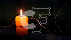 Intra Συλλεκτικό Ξύλινο Παζλ Plywood 4mm - Αναμμένο κερί σε συρματοπλέγματα στο σκοτάδι Σε Ξύλινο Κουτί - Διαστάσεις Puzzle: 10x10 cm – 25 κομμάτια