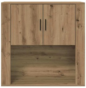 vidaXL Ντουλάπα Τοίχου με ράφι Επιτοίχιο artisan δρυς 80 x 33 x 80 εκ.